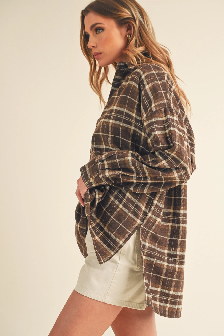 Brown Tamra Flannel Shirt