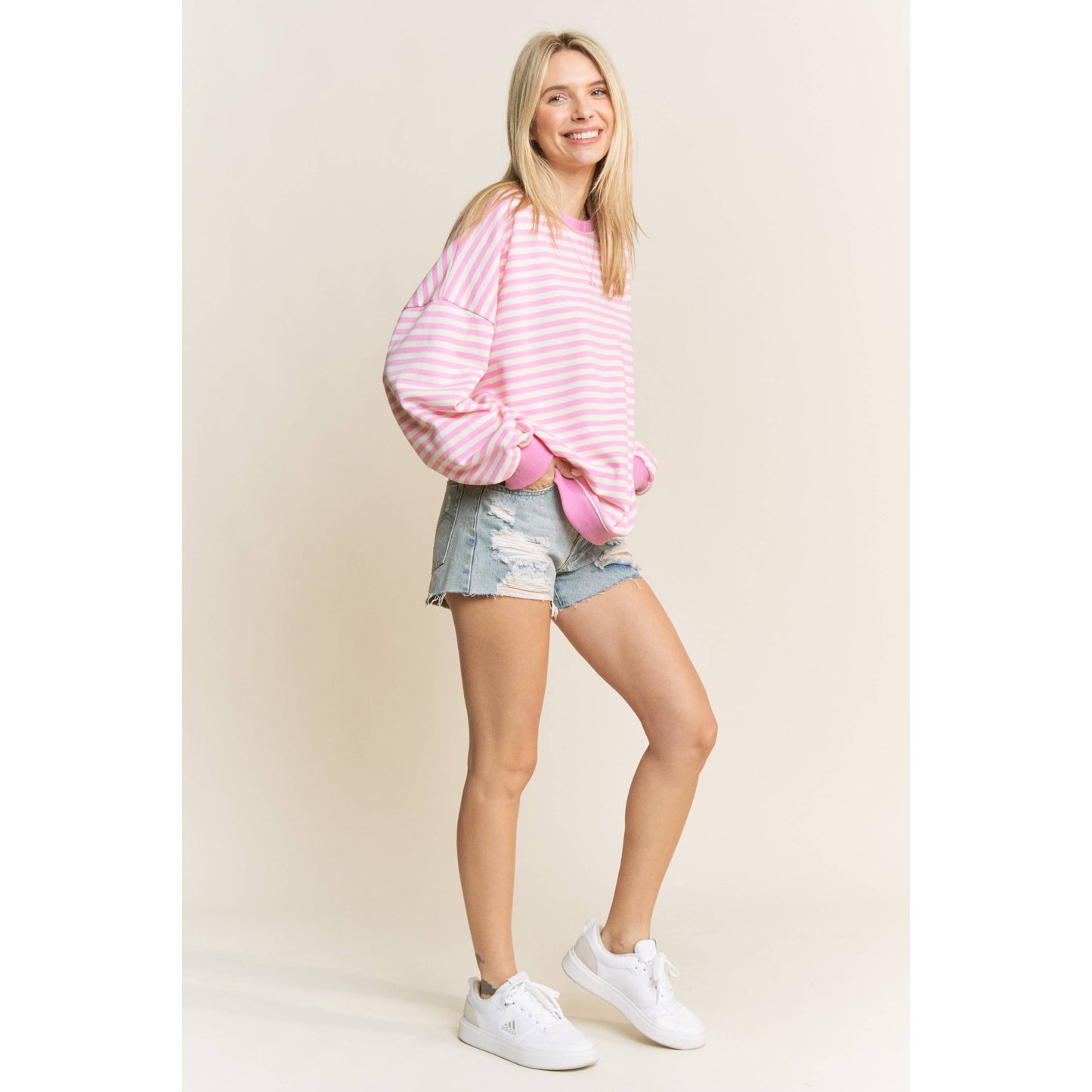 Everyday Comfort Striped Pullover