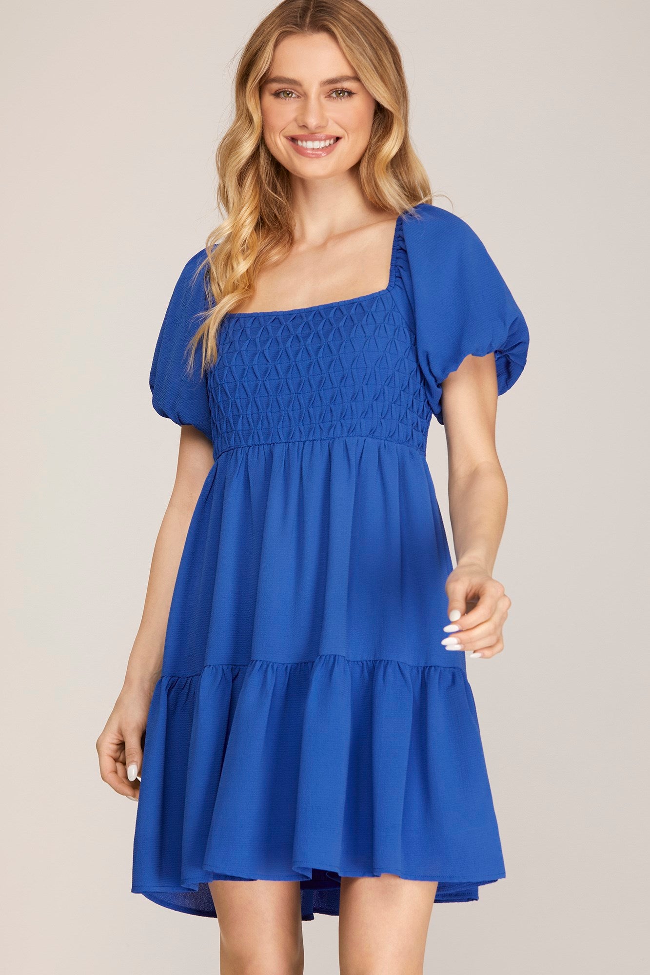 Ruffled Mini Dress
