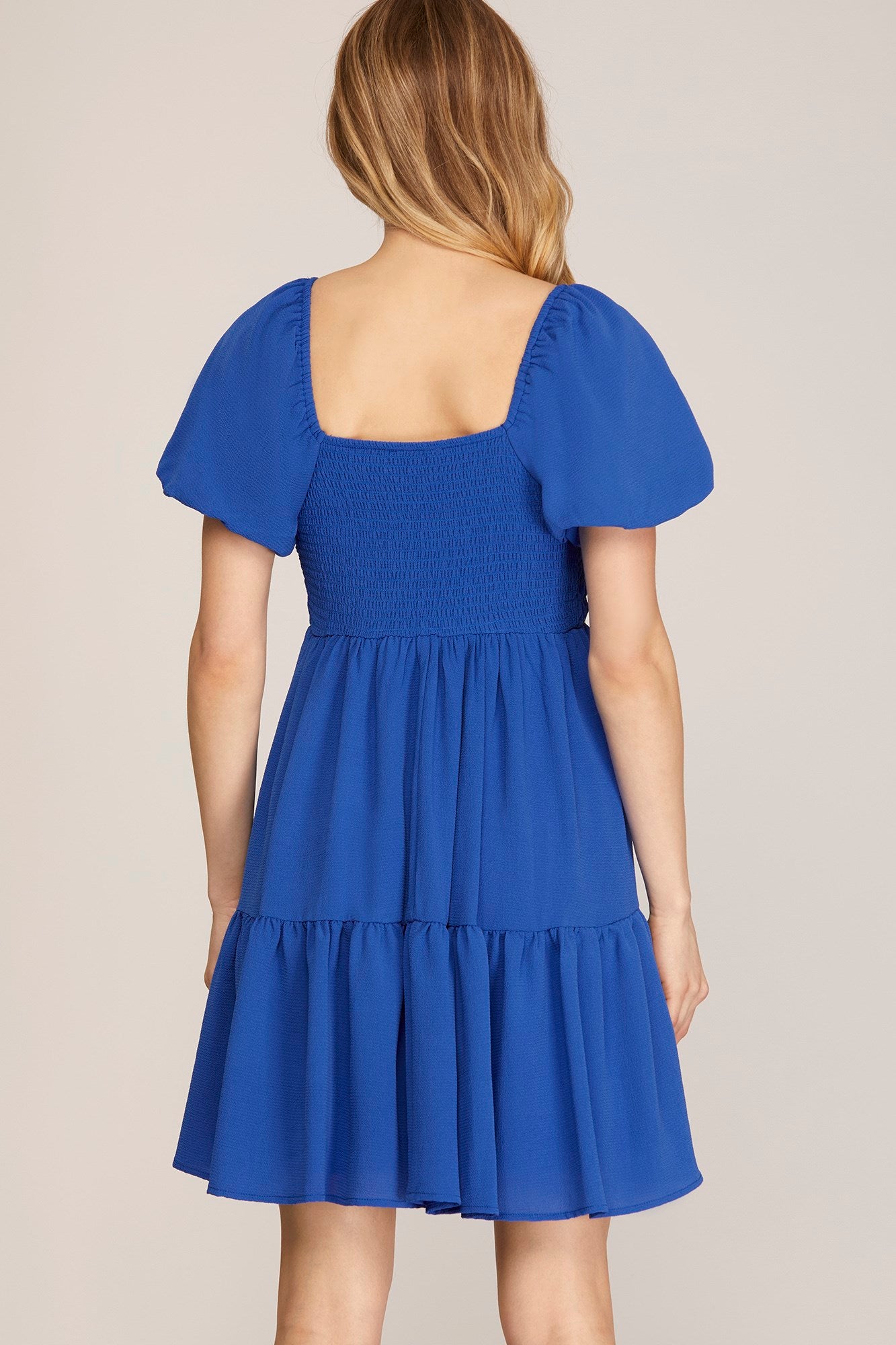 Ruffled Mini Dress
