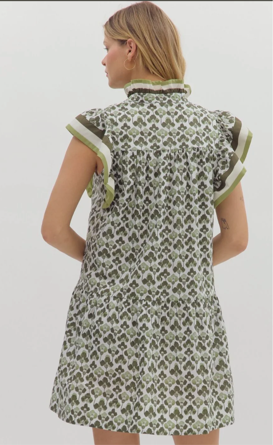 Garden Clovers Mini Dress