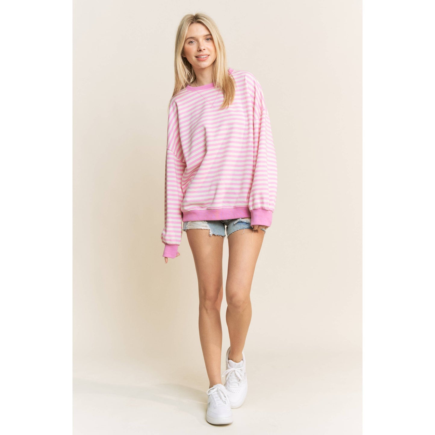 Everyday Comfort Striped Pullover