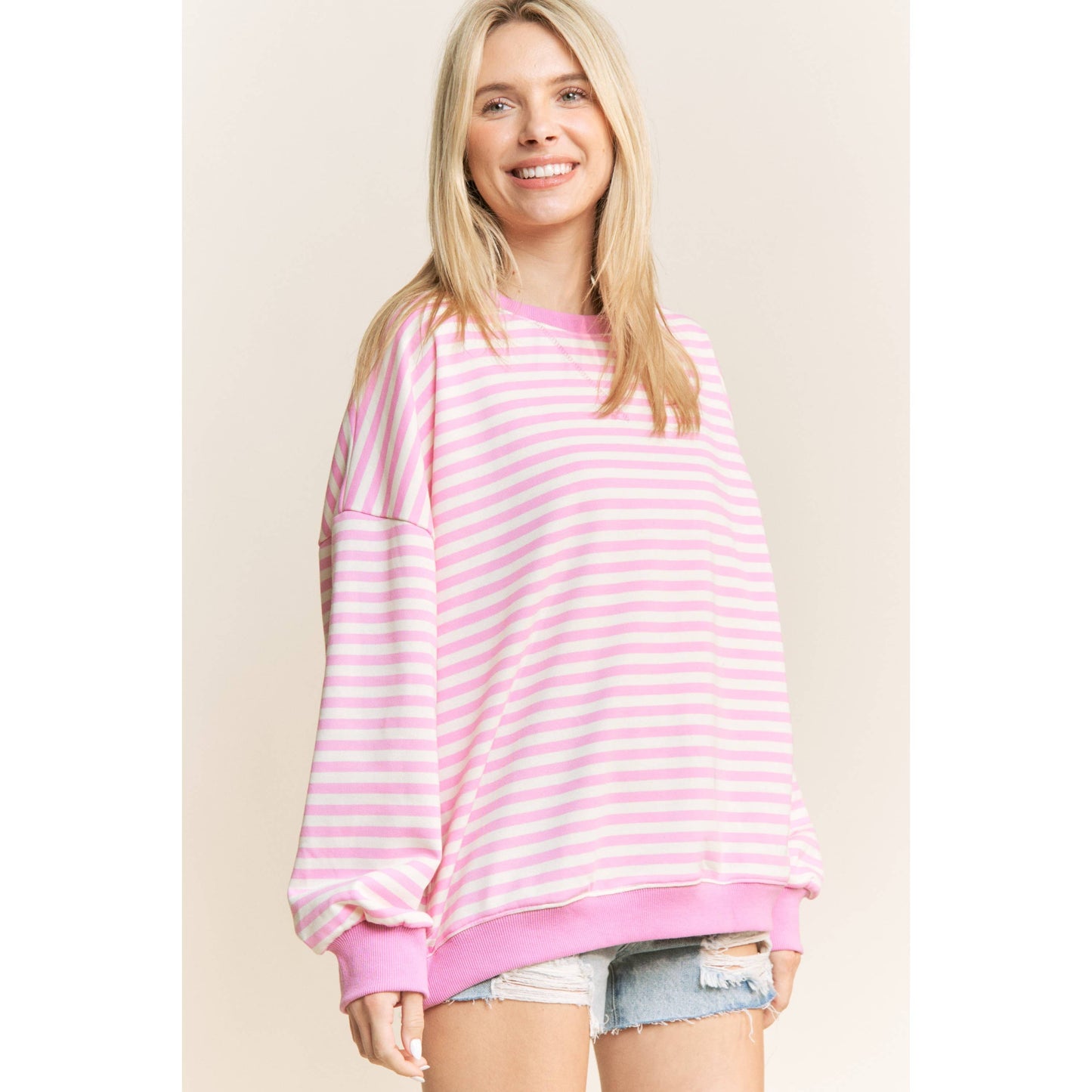 Everyday Comfort Striped Pullover