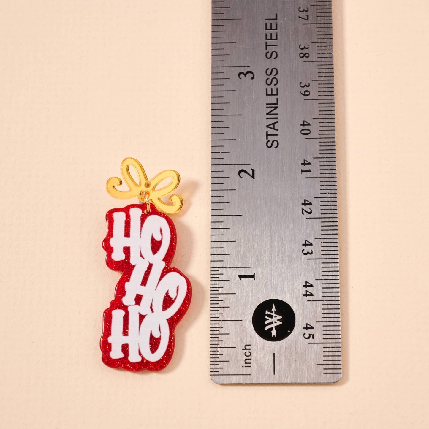 Christmas Ho Ho Ho Dangling Earrings