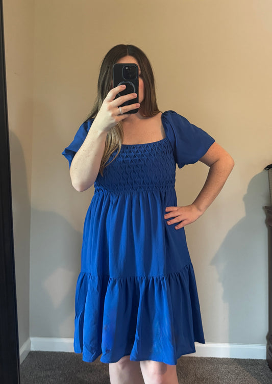 Ruffled Mini Dress