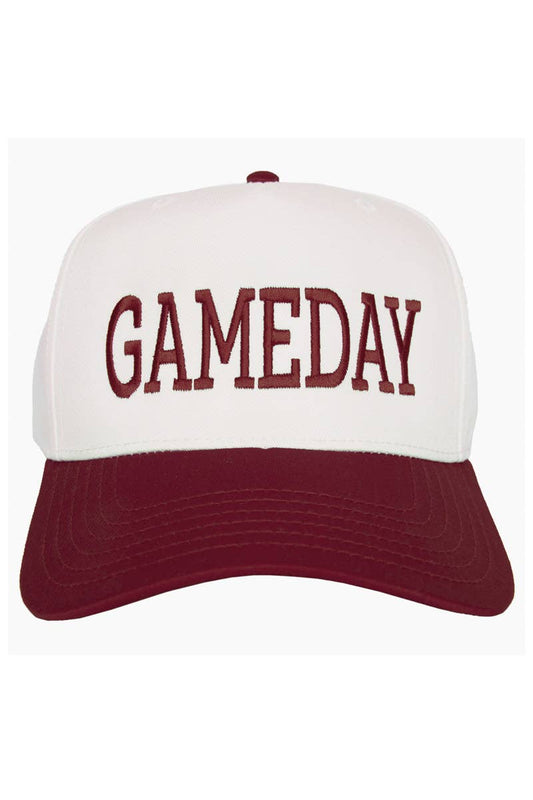 GAMEDAY Hat: Maroon and Tan