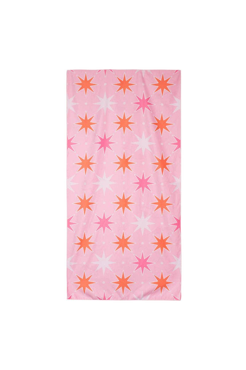 Boots & Stars Quick-Dry Beach Towel