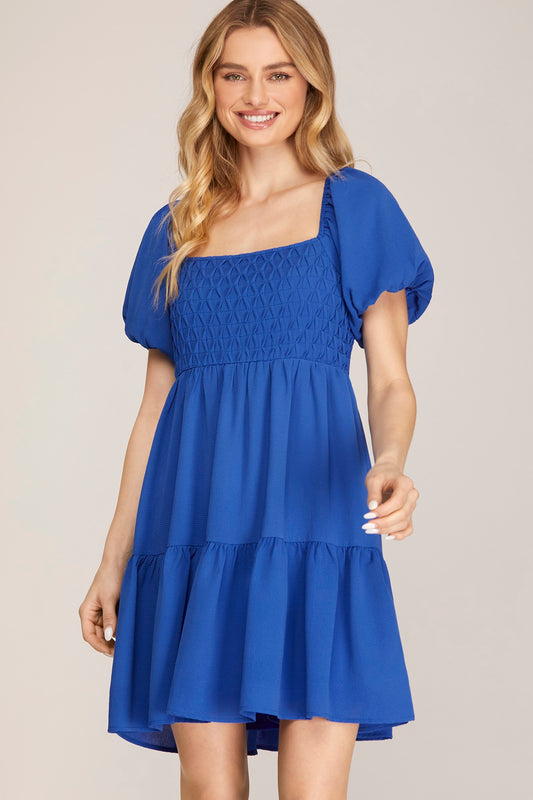 Ruffled Mini Dress