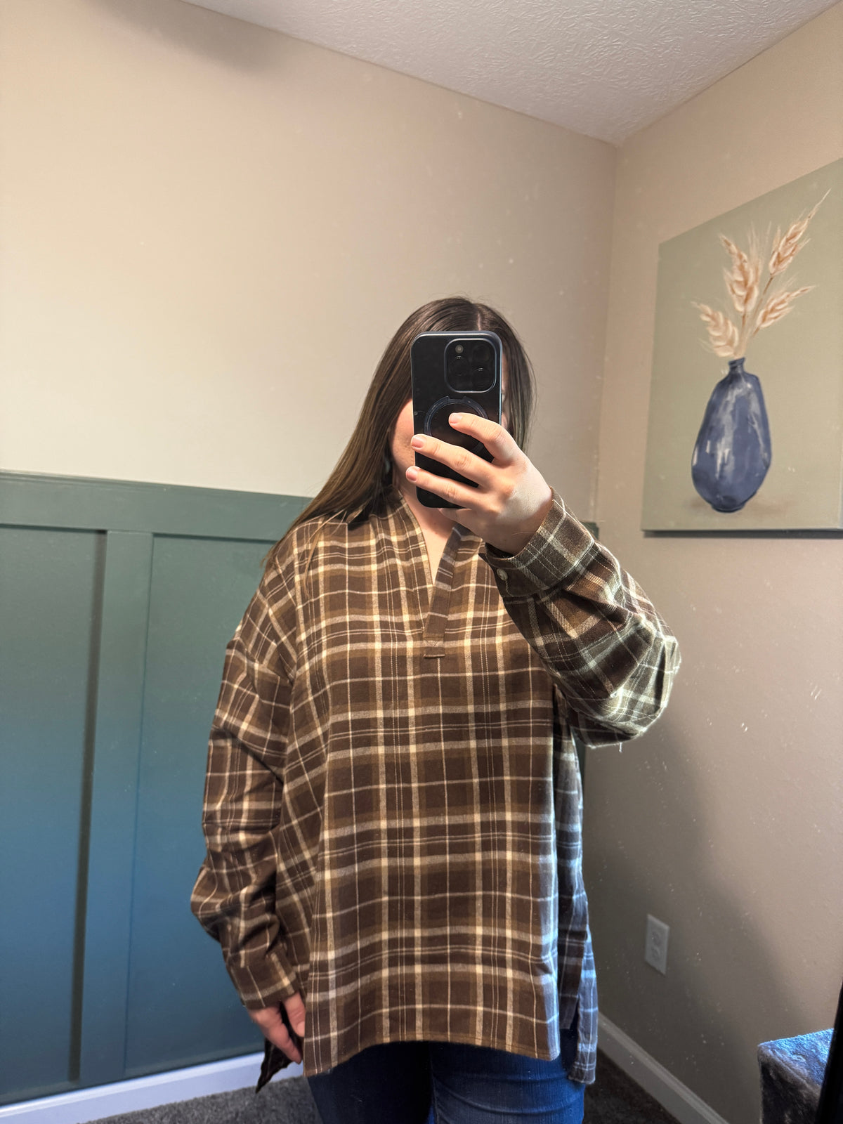 Brown Tamra Flannel Shirt