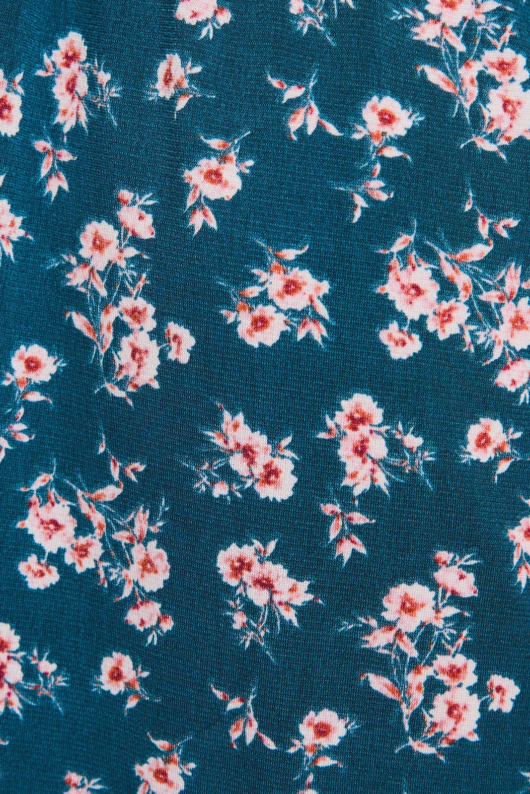 Teal Short Sleeve Dress