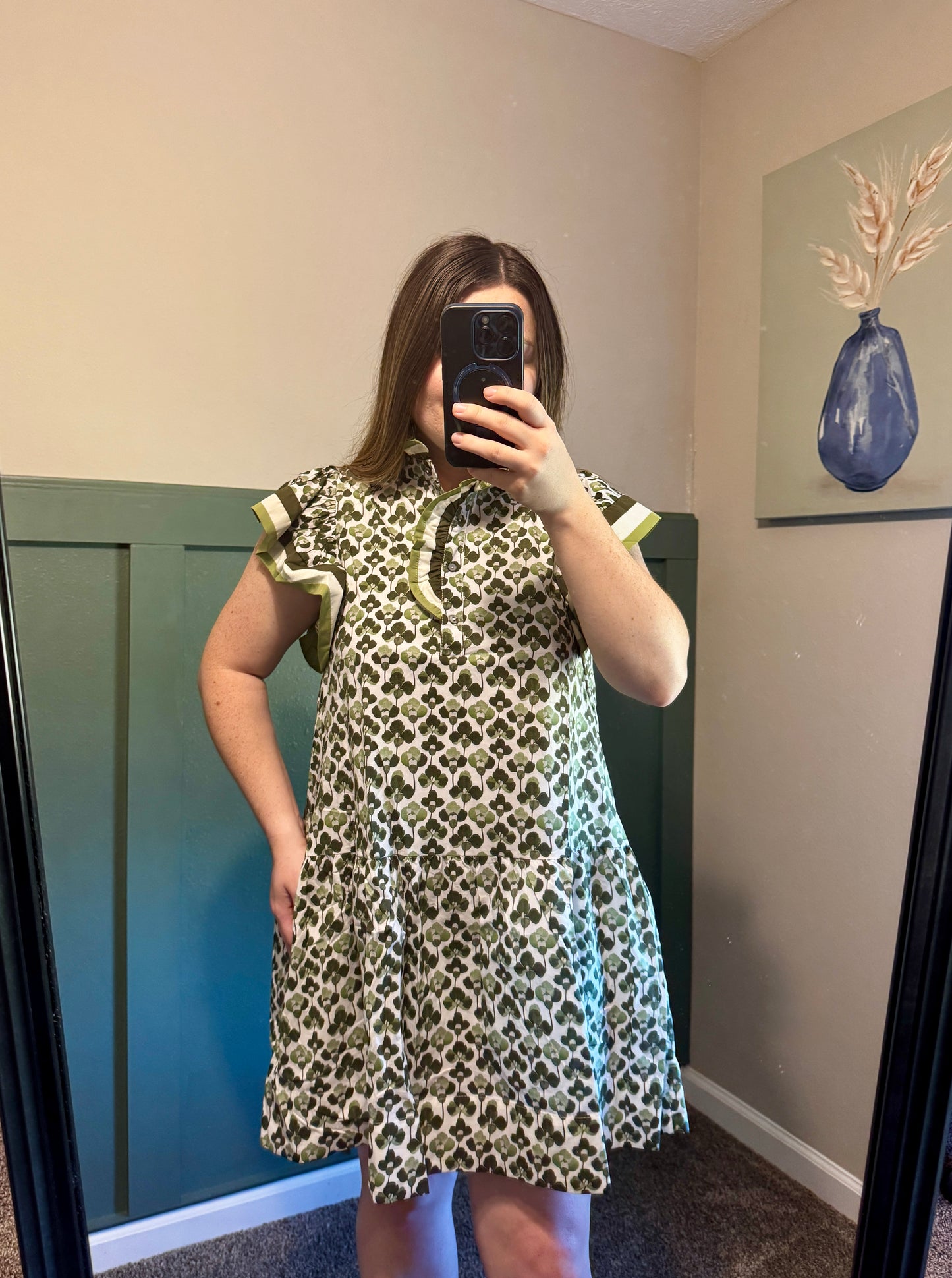 Garden Clovers Mini Dress