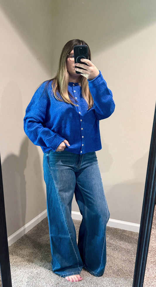 Blue Piper Cardigan