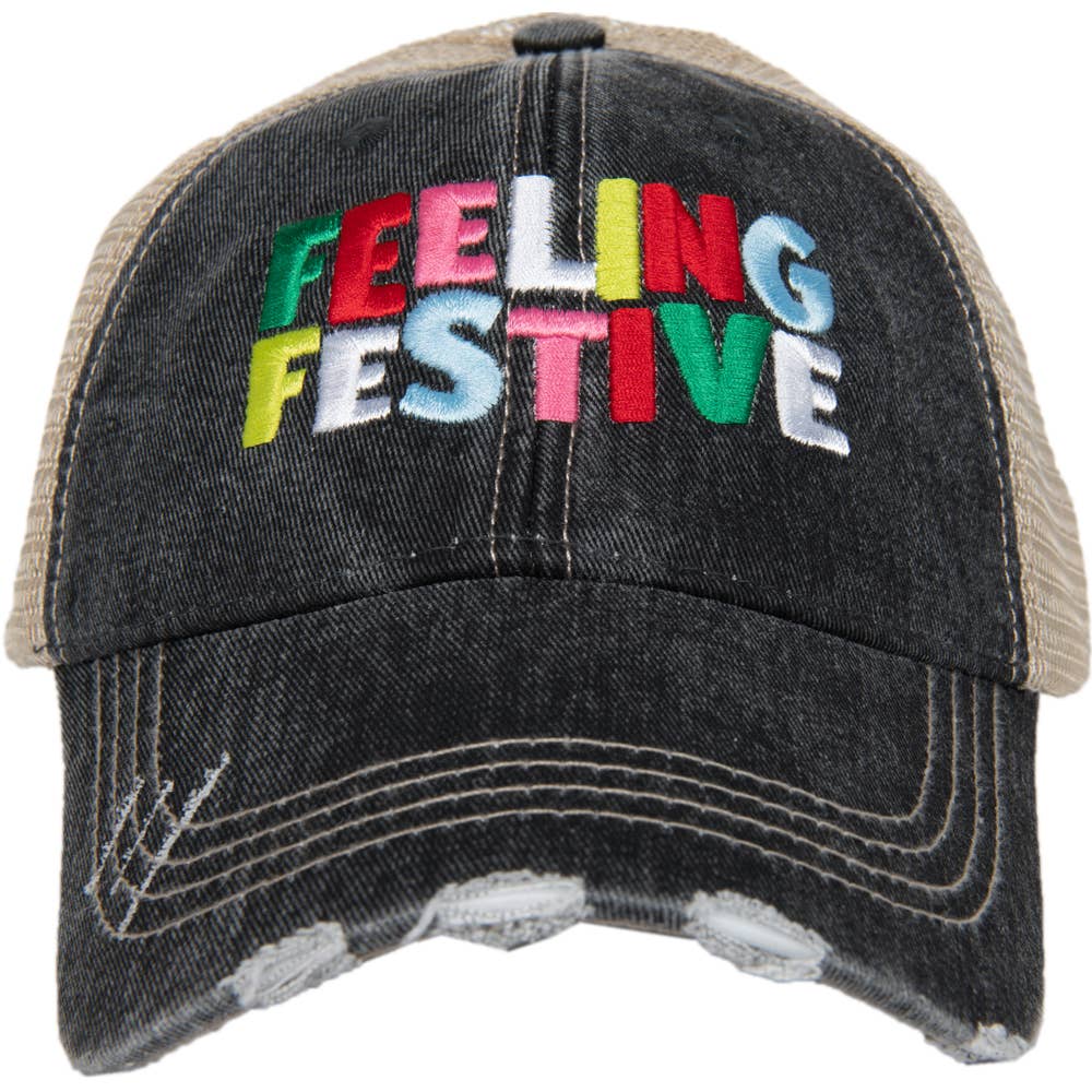 Feeling Festive Christmas Trucker Hat