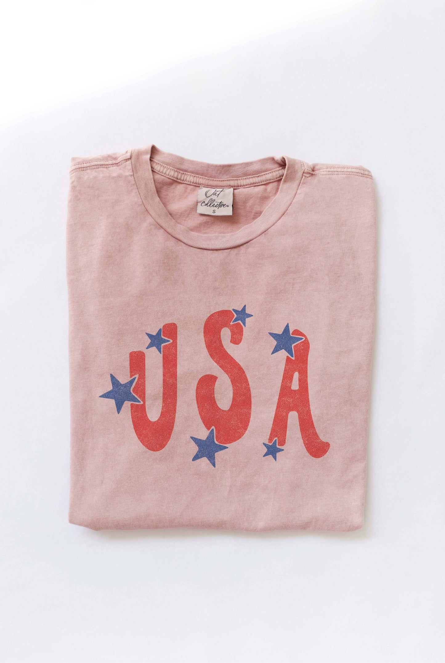 USA  Mineral Washed Graphic T-Shirt