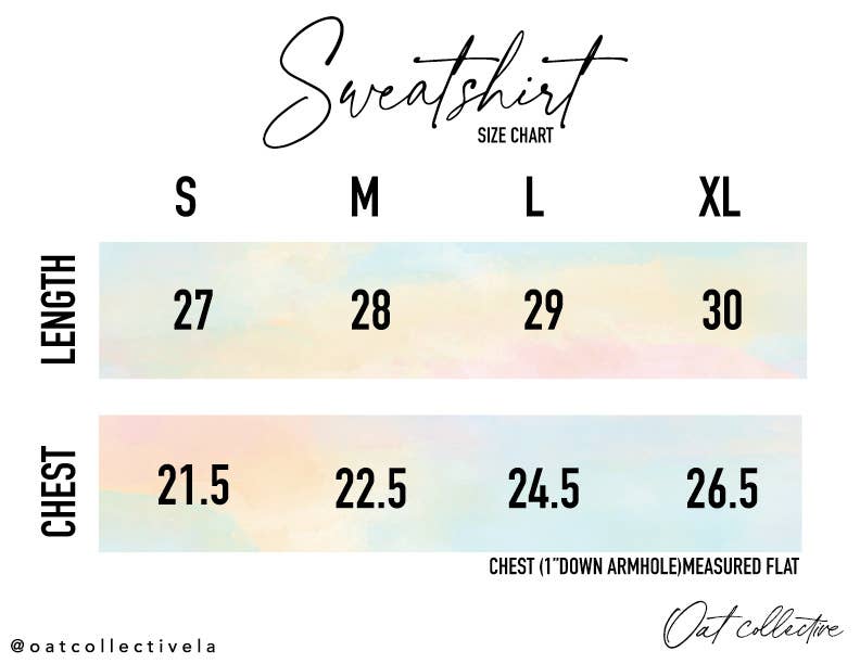 SALTY Graphic Sweatshirt : LIGHT BLUE